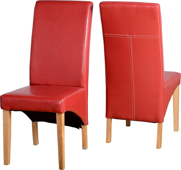 G1 Chair in Rustic Red Faux Leather